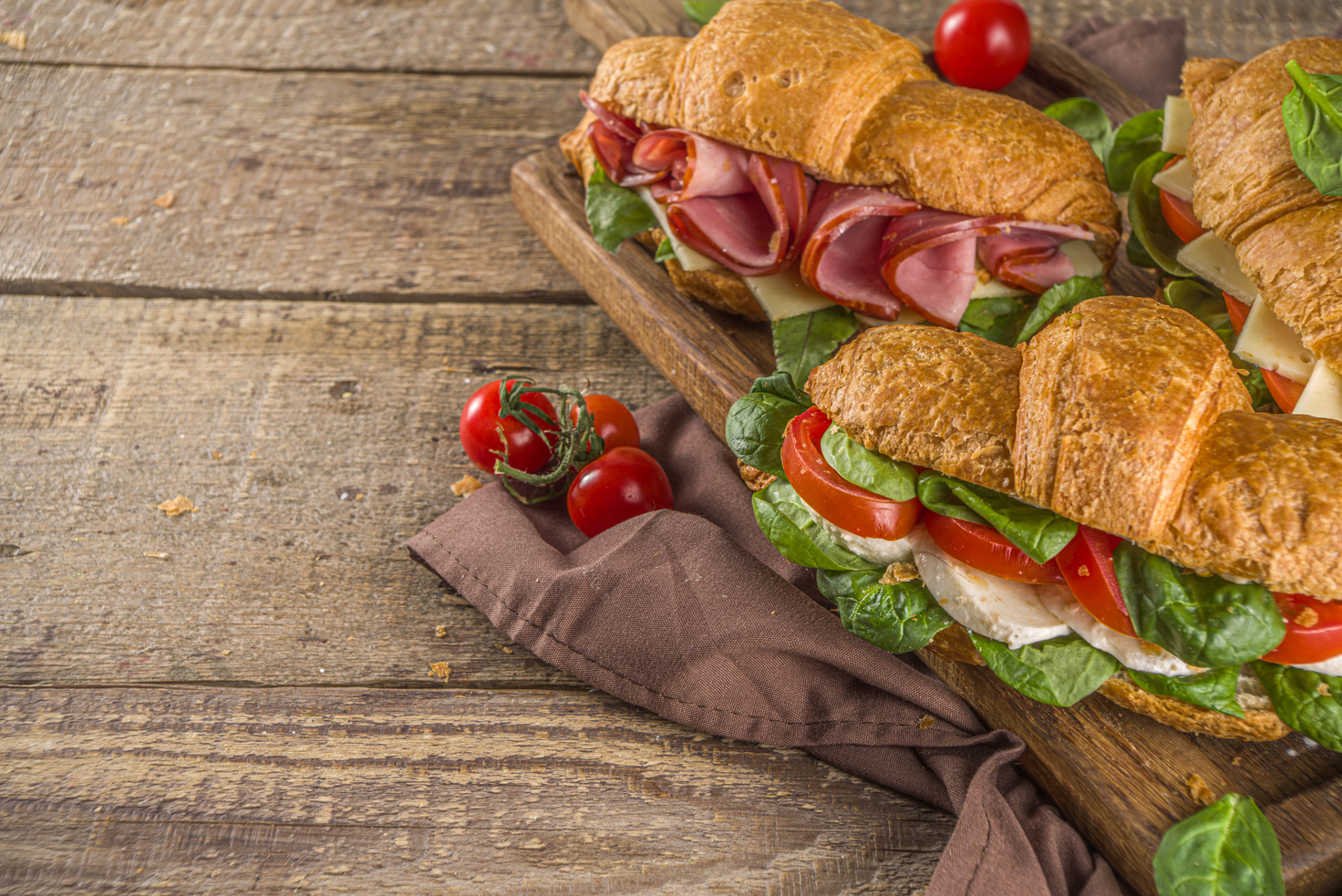 Homemade Croissant Sandwiches